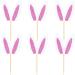 Ercadio 24 Pack Easter Bunny Pink Ears Cupcake Toppers Pink White Bunny Ears Cupcake Picks Easter Rabbit Ears Cupcake Toppers for Easter Day Theme Baby Shower Birthday Party Decor Supplies Pink-3 - Buy Online on GoSupps.com