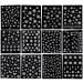 Nail Art Stickers 12 Sheet 3D Nail Stickers Self-adhesive Nail Decals Nail Art White Snowflakes Designs for Women Girls