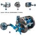Burning Shark Trolling Reel - Saltwater Level Wind Drag Reel for Boat & Ocean Fishing - SHA40 - Buy Online on GoSupps.com