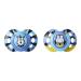 Tommee Tippee Fun Style Pacifiers 6-18m, BPA-Free Silicone Binkies - 2 Count (Colors Vary) - Buy Online on GoSupps.com