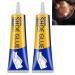 Strong Shoe Glue Sole and Upper Repair Glue Transparent Shoe Repair Glue Shoe Glue Sole Repair Slow-Drying Transparent Shoe Repair Glue Waterproof Non-Hardening Glue for Shoes Repair Soles 60ml