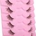 ALICE 1 Natural Cat Eye 3D Curl Half Strip Mink False Lashes - 7 Pairs Pack for Soft, Wispy, Natural Look - Buy Online on GoSupps.com