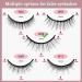 Reusable Self-Adhesive Eyelashes Natural Multiple Fake Eyelashes Natural Look Natural Fluffy Curling Long Eyelashes No Magnet No Glue Eyelashes Waterproof (W08-1 Paired) - Buy Online on GoSupps.com