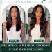Runature Clip-In Hair Extensions - Real Natural Black/Brown 45cm - Smooth Remy 3 Pcs 50g #1B - Buy Online on GoSupps.com