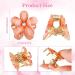 Crystal Small Flower Hair Clips - Set of 12 | Cute Hair Barrettes for Long Braid Hairstyles & Weddings - Buy Online on GoSupps.com
