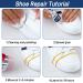 2oz Shoe Glue Sole Repair - Waterproof, Slow-Drying Transparent Glue for Shoes Repair - Professional Non-Hardening Glue for Worn Shoes, Boots, Heels - Buy Online on GoSupps.com