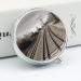 Train Track Print Round Pill Box | 3 Compartment Metal Pill Organizer | Portable Decorative Pocket Pill Case - Style 11 - Buy Online on GoSupps.com