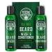 Viking Revolution Tea Tree Oil Beard Wash and Beard Conditioner For Men - Natural Beard Softener Set with Argan Oil Vitamin E and Ginseng - Tea Tree Beard Shampoo and Conditioner Set (5 Oz) 5 Fl Oz (Pack of 2)