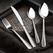 Cutlery Set 32-Piece Stainless Steel Hammered Flatware Sets Include Knife/Spoon/Fork Suitable for Kitchen Party Camping Dishwasher Safe - Service for 8 Fork and Spoon HUAN TAI - Buy Online on GoSupps.com