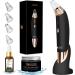 Blackhead Remover Vacuum - TOONZIB Rechargeable Pore Vacuum Blackhead Sucker - Facial Pore Cleaner Tool with 4 Suction Heads & Mud Mask and Argan Oil for All Skin Types - Women & Men