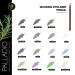 Palladio Retractable Waterproof Eyeliner - Long Lasting Smudge Proof Eye Liner in Rich Black Brown Shade - No Sharpener Needed - 1 Count - Buy Online on GoSupps.com