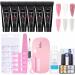Acrylic Nail Kit | Nail Extension Gel Set Function Extension Gel Manicure Set Professional Manicure Tool for Home Salon Deyao - Buy Online on GoSupps.com