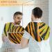 Zebra Stripes Beard Bib Apron | Beard Hair Catcher for Men | Perfect Gift for Father's Day & Christmas with 2 Suction Cups - Buy Online on GoSupps.com