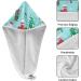 Microfiber Hair Drying Towel for Women - Christmas Snowman Motif 2 Pack - Quick Drying Hair Turban with Buttons - Buy Online on GoSupps.com