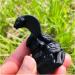 Natural Crystal Rough Hand Carved Black Obsidian Quartz Crystal Animal Cobra Natural Gemstone Snake Stone 60MM-70MM Home Decoration Chakra Reiki Balancing - Buy Online on GoSupps.com
