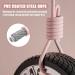 Adjustable Speed Jump Rope for Fitness | Alloy & Silicone Handles | Pink | Suitable for Women, Men, Workout, Boxing | Home Gym Essential - Buy Online on GoSupps.com