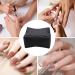 PERZOE Manicure Hand Pillow Lychee Pattern Faux Leather Durable Easy to Clean Long-Lasting Nail Art Rest Support Grey - Buy Online on GoSupps.com
