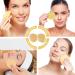 20 Natural Cellulose Facial Sponges for Cleansing and Exfoliating - Round Yellow Sponge Set - Buy Online on GoSupps.com