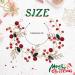 IYOU Crystal Christmas Hair Vine Red Crystal Wedding Headband Leaf Festival Xmas Bridal Hair Accessories for Women and Girls - Buy Online on GoSupps.com