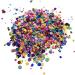 Shape Glitter - 2oz Mixed Chunky Glitter Dots for Tumblers Nails & Resin | Colorful Nail Sequins - Buy Online on GoSupps.com