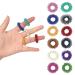 Steemjoey 12 pieces massager set finger massage rings for anti -stress wellness massage acupressure ring arthrorooller sensory skills rings set for young people & adults