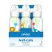 Dr. Brown's Natural Flow Anti-Colic Options+ Narrow Baby Bottles 8 oz/250 mL - 6 Pack with Level 1 Nipple, 0m+ - Balloon Animals Gift Set - Buy Online on GoSupps.com