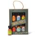 Smokehouse by Thoughtfully collection d assaisonnements pour barbecue-Coffret 6 saveurs avec les pices BBQ Cajun Mexican et Southwest Chili Salt Garlic Chilli et BBQ Caribbean. 25 ml chacun