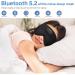 Sleep Eye Mask Headphones - Wireless Bluetooth 5.2 Silk Mask with 38 Soothing Sounds & 14 Hours Battery | Perfect for Side Sleepers - Buy Online on GoSupps.com