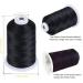 Simthread Black 900 Embroidery Thread 5500 Yards 40wt Polyester for Brother, Babylock, Janome, Singer, Pfaff, Husqvarna, Bernina Machines - Buy Online on GoSupps.com