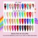 Saviland Gel Paint Kit - 36 Colors Rainbow Candy Gel Nail Polish Set with 15 Nail Brushes - Buy Online on GoSupps.com