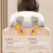 Shiatsu Neck & Shoulder Massager with Heat - Deep Tissue Kneading Device for Back Legs & Feet - 6 Silicone Heads - International Shipping - Buy Online on GoSupps.com