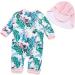 BONVERANO Baby Girls Swimsuit - Banana Leaf One Piece with UPF 50+ Protection | 12-18 Months - Buy Online on GoSupps.com