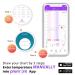 EasyHome Digital Basal Thermometer | High Precision Ovulation Tracker | Backlight LCD Display | Memory Recall | Natural Family Planning | EBT-100B-P (Purple) - Buy Online on GoSupps.com