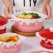 Ramen Bowls Salad Bowls Christmas Soup Bowls with Lids and Handle Home Kitchen Cereal Bowls 1200ML Mixing Bowls Dishware Set (Color : Pink Size : 1200ML) 1200ML Pink - Buy Online on GoSupps.com