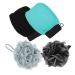 VINTORKY 2 Sets Bath Set Shower Exfoliation Mitt Scrub Glove Bathing Tools Skin Cleaning Mitten Bathing Gloves Bath Exfoliating Pad Men Body Scrubber Pouf Accessories Take a Bath Rayon