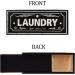 UCUDI Laundry Softener Dispenser Cover & Dryer Sheets Holder Wall Art Decor - Black - Buy Online on GoSupps.com