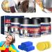 Imgjsx Stainless Steel Clean Wax Magical Nano-Technology Stainless Steel Cleaning Paste Magical Nano Cleaning Cleaner for Clean Kitchenware Oven Cookware and Stove Tops (3pcs)