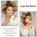 Jumbo Self-Grip Hair Curlers for Long Hair - 2.5 inch Rollers, 24 Pack Yellow - Buy Online on GoSupps.com
