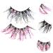 minkissy 6 Pairs Fake Eyelashes Glitter Eye Lashes Natural False Lash Cosmetic Lashes for Women Colored Lash Extensions Fluorescence Eyelashes Fluffy Soft Miss Dense Fiber Glitter Powder - Buy Online on GoSupps.com