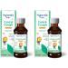 Hyland's Naturals Kids Cold & Cough Daytime Cough Syrup Medicine for Kids Ages 2+ Decongestant Sore Throat & Allergy Relief Natural Treatment for Common Cold Symptoms 4 Fl Oz (Pack of 2)