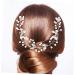 Beaupretty Hair Comb Accessory Flower Arrangement and Headwear bridal headpiece combs rhinestone hair vine bridal flower hair pin wedding hairpiece hair bride Hair piece side - Buy Online on GoSupps.com