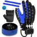 Rehabilitation Robot Gloves for Stroke Hemiplegia Patients Equipment for Hand Pain Relief Therapy Hand Exerciser Aids Robotic Glove(Size:Right Hand M Color:Blue) Right Hand M Blue