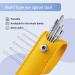 6Pcs Stainless Steel Ear Wax Removal Tool Set - Ear Cleaning Kit with Leather Storage Case - Yellow Ear Curette Cleaner, Picks, Tweezers, Spiral Spring & Spoon - Buy Online on GoSupps.com