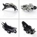 3Pcs Rhinestone Duckbill Hair Clips Set - Diamond Alligator Hair Clips for Women and Girls - Flower Decorative Barrettes - Ideal for Thick or Fine Hair (White, Blue, Champagne) - Buy Online on GoSupps.com