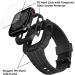 YALOCEA Compatible with Apple Watch Band 44mm with Case Built-in Screen Protector Rugged Shockproof Strap Bumper Cover with Tempered Glass Screen Protector for iWatch Series 6/SE2/SE/5/4 Matte Black Matte Black 44mm - Buy Online on GoSupps.com