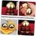 Clispeed 4-Piece Brass Massage Ball Set | Gymnastics Hand & Foot Exercise | Relaxing Massage Balls for Stress Relief - Buy Online on GoSupps.com