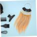 Gatuida Set De M ches Cheveux Naturels Pour Entra nement Coloration Avec Boucles Dor es Accessoires Stables Et Ajustables Pour Salons Et tudiants Coiffure - Buy Online on GoSupps.com