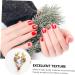 Colorful Nail Jewelry Christmas Decorations | Manicure Tools & Creative Nail Accessories | Perfect Stocking Filler - 5.8x5.8cm - Buy Online on GoSupps.com
