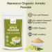Hennaco Organic Amla Powder | Pure Indian Gooseberry for Cooking & Smoothies | USDA Organic | 227g Resealable Zip Lock Pouch - Buy Online on GoSupps.com