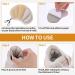 4 Pairs Heel Cushion Pads Mesh Adhesive Heel Grips Inserts for Boots Loose Shoes Too Big Reusable Heel Guards Liners for Women Men Anti Blister Shoe Liners Heel Protectors Improve Shoe Fit Nude - Buy Online on GoSupps.com